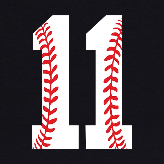 Eleventh Birthday 11th BASEBALL gift Number 11 Born in 2009 by GillTee
